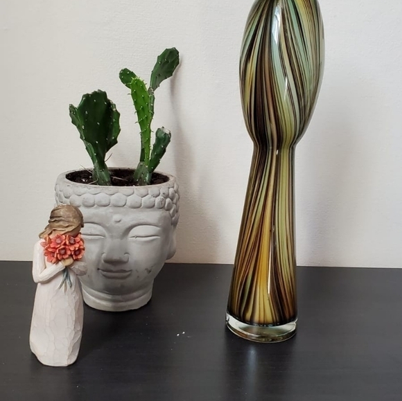 𝅺vintage Decorative Glass vase - Picture 1 of 4